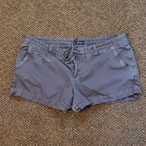 American eagle faded blue shorts